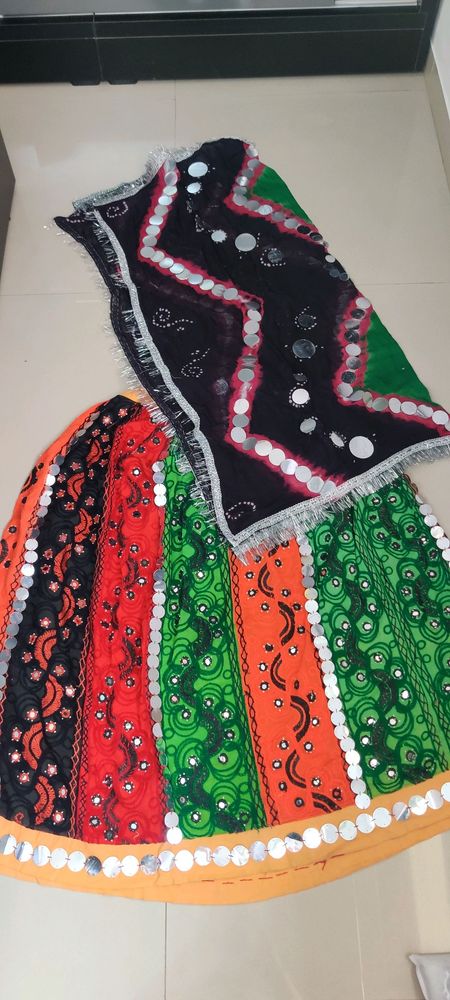 traditional ghaghra with duppatta