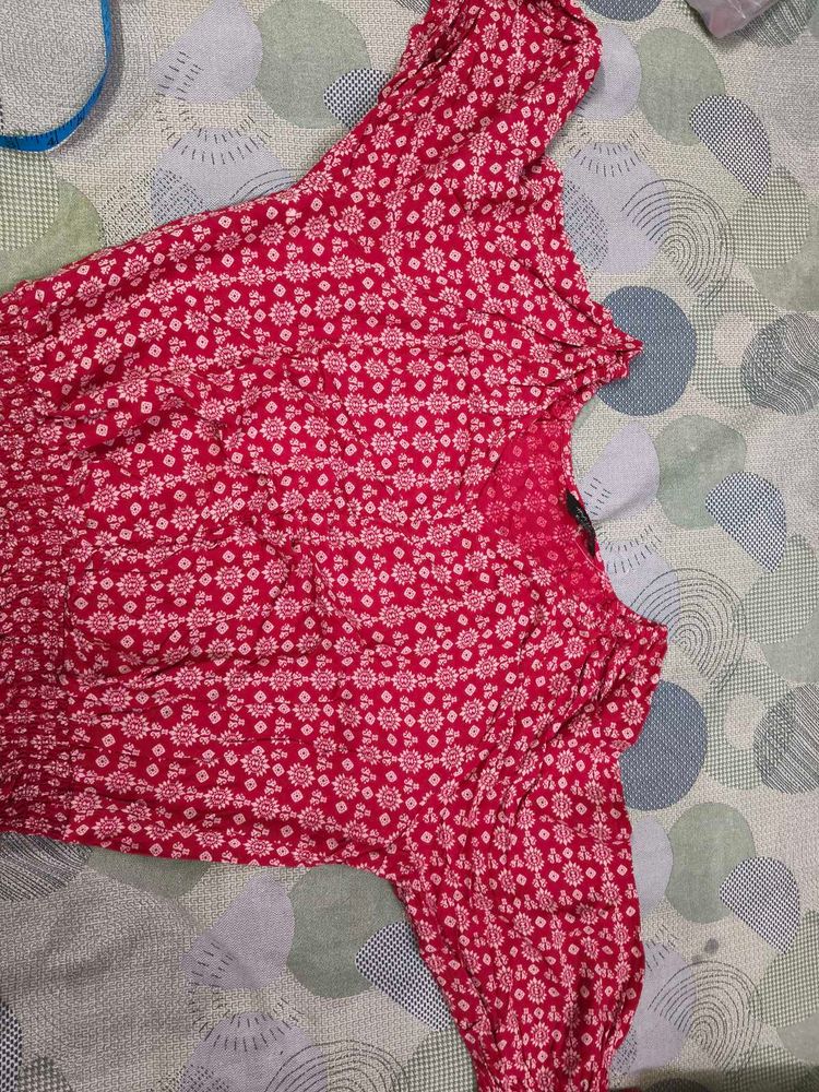 Hawt brand red crop top for women in xl size