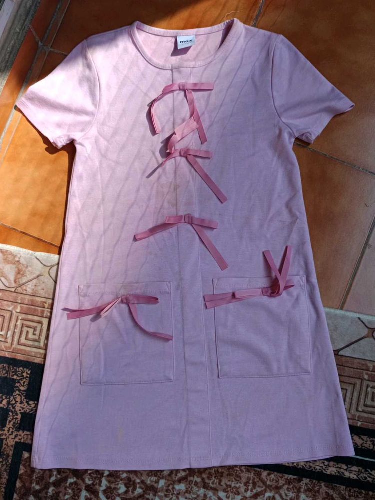 pink midi soft and strechable