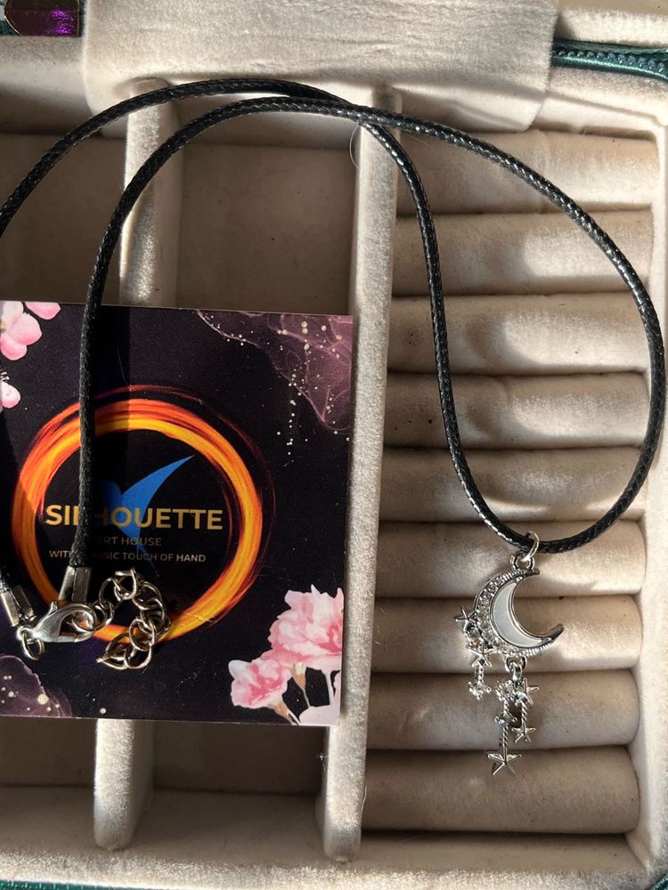 Moon &amp; Star Necklace