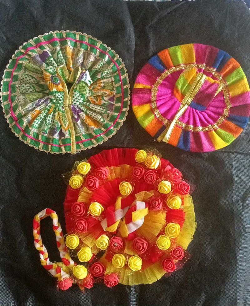 Laddu Gopal Dress Set - Combo of 3 pcs.