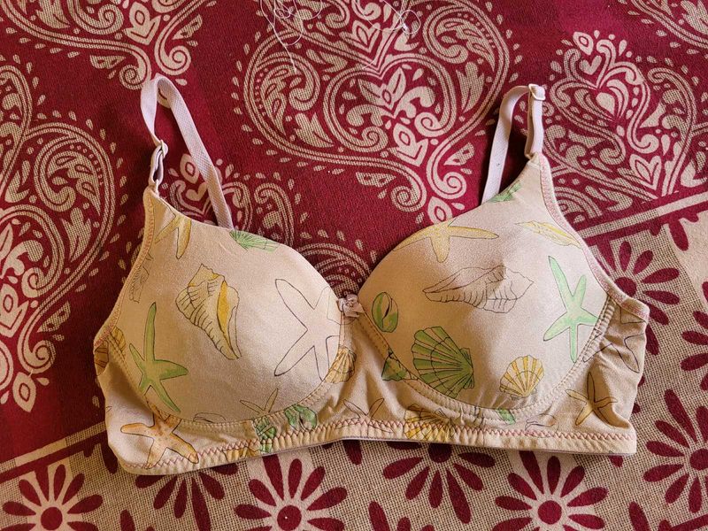 Shell Print Bra Women
