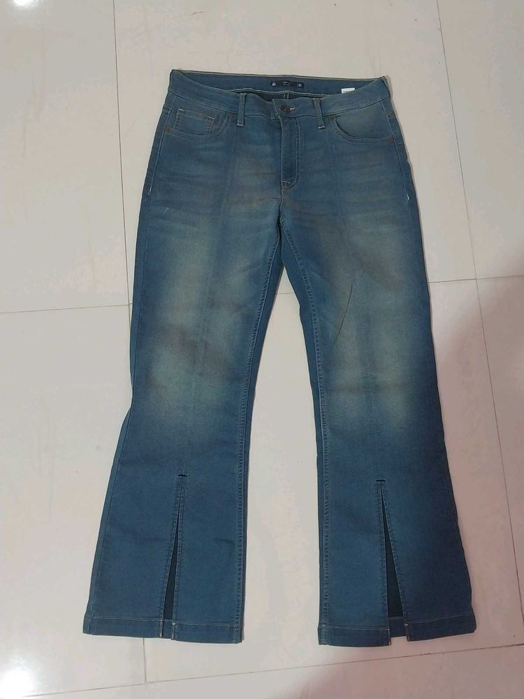 Flared Denim Jeans