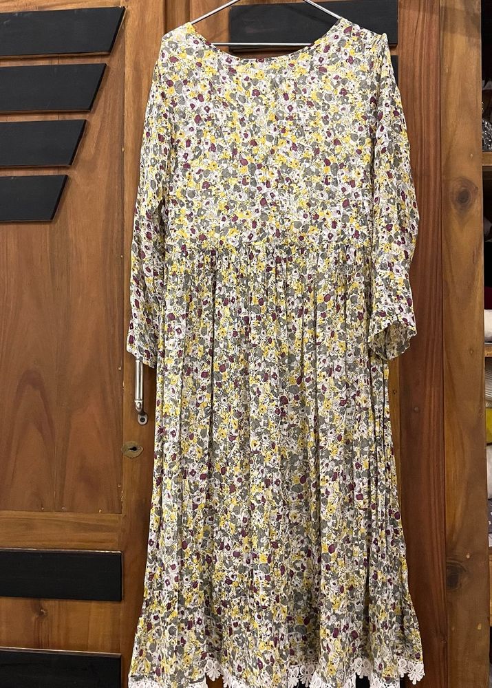 Floral Print Maxi Dress