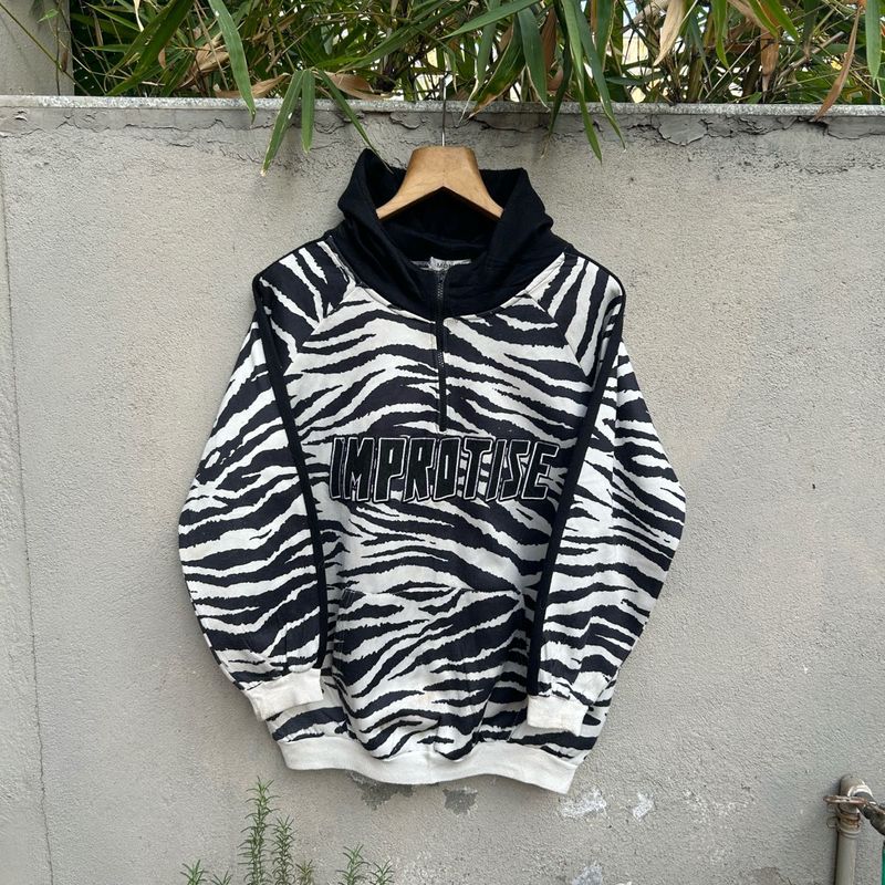 Zebra Print Pullover