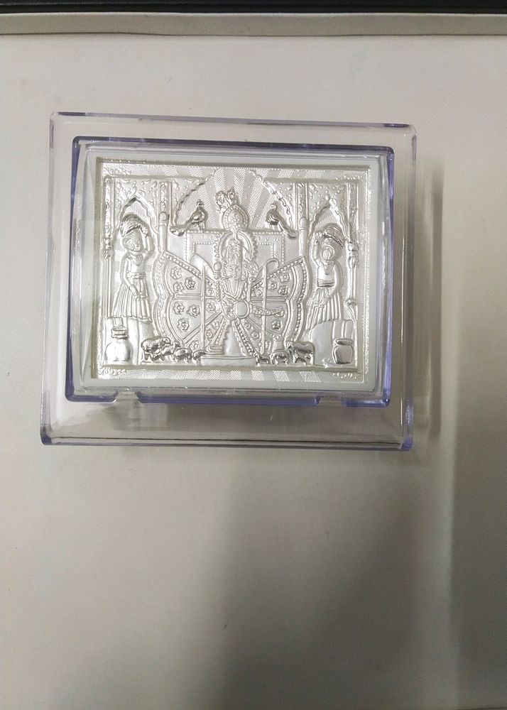 999 Pure Silver Sawaliya Ji(सांवलिया सेठ) Photo