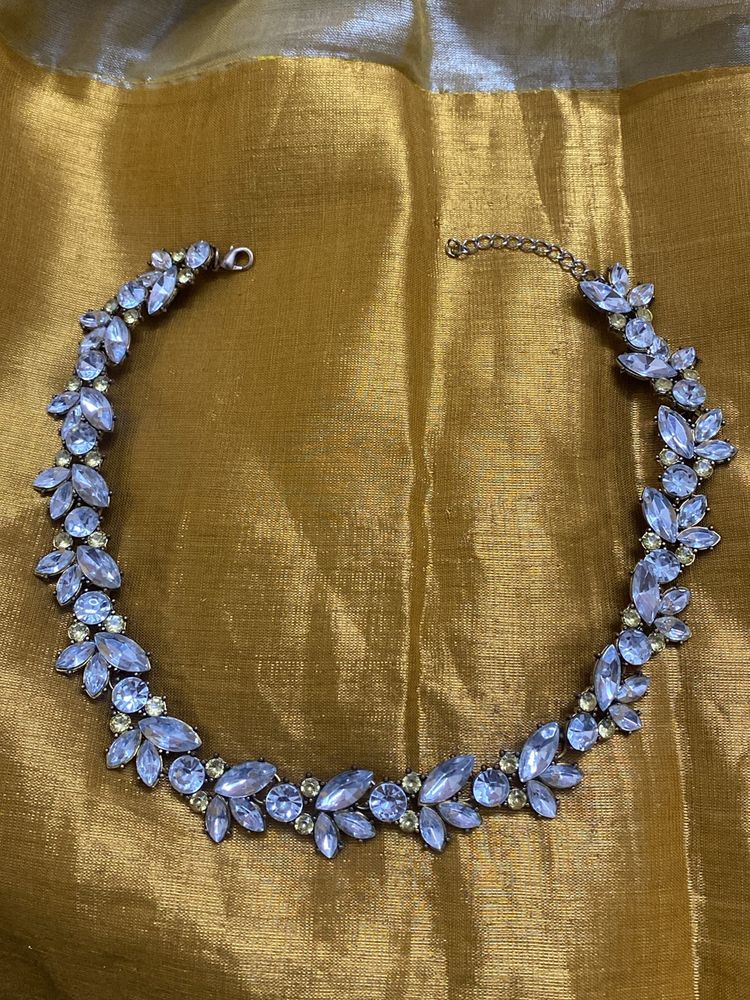 White Stone Necklace