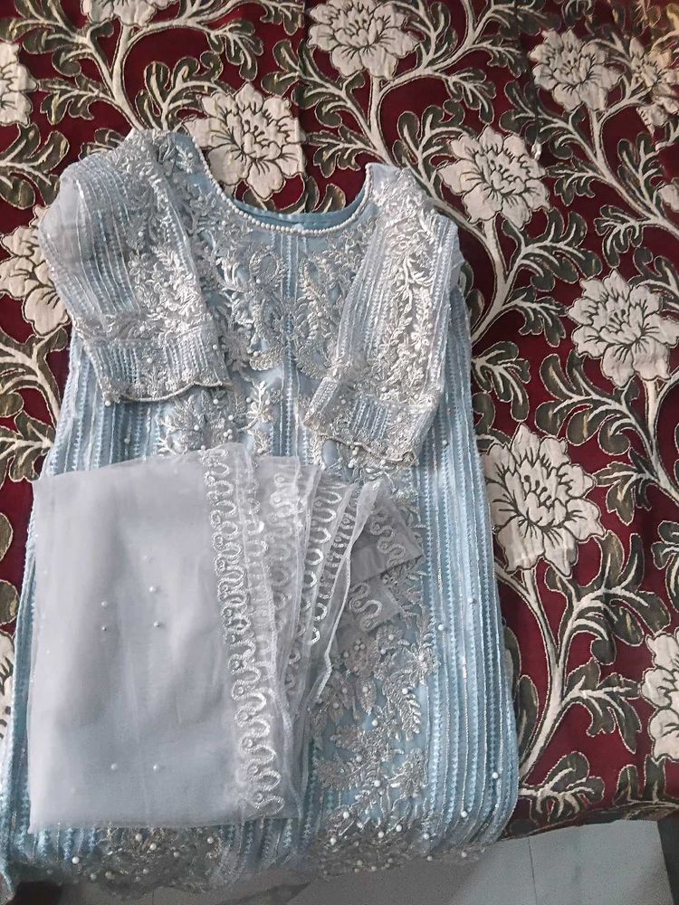 Elegant Embroidered Kurta Set