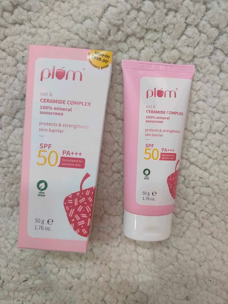 PLUM Oat &amp; Ceramide Complex 100% Mineral Sunscreen