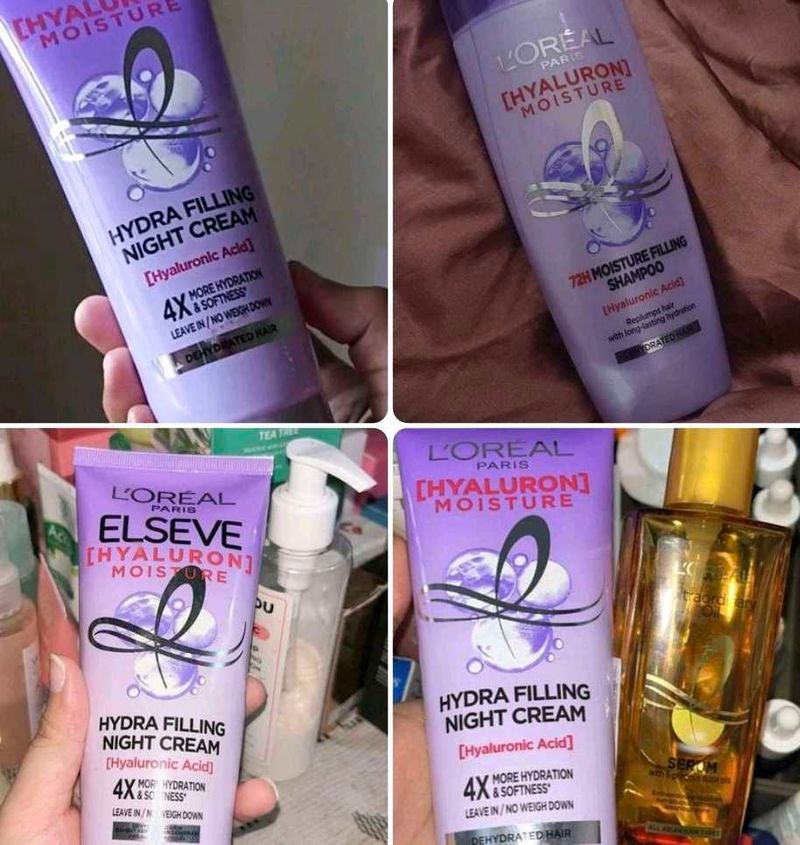 ☆(NEW)☆Loreal paris combo night cream+shampoo🌻
