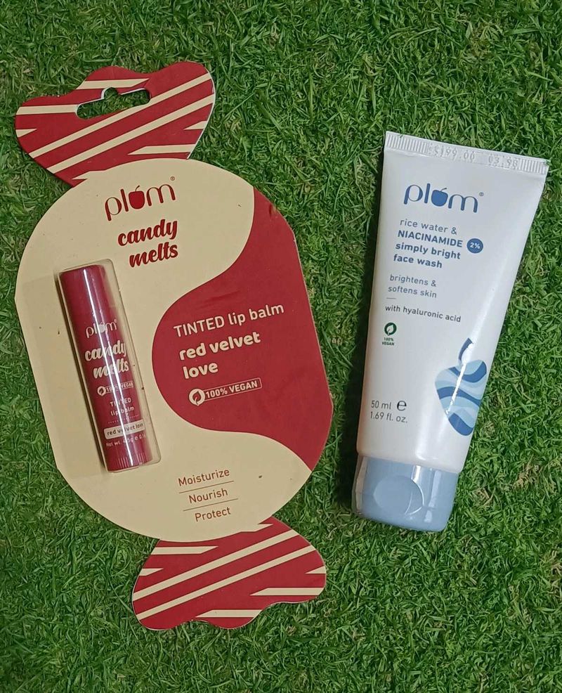 Combo Of Plum Face Wash &amp; Lip Balm