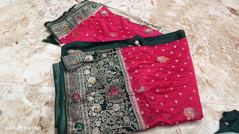pashmina silk saree