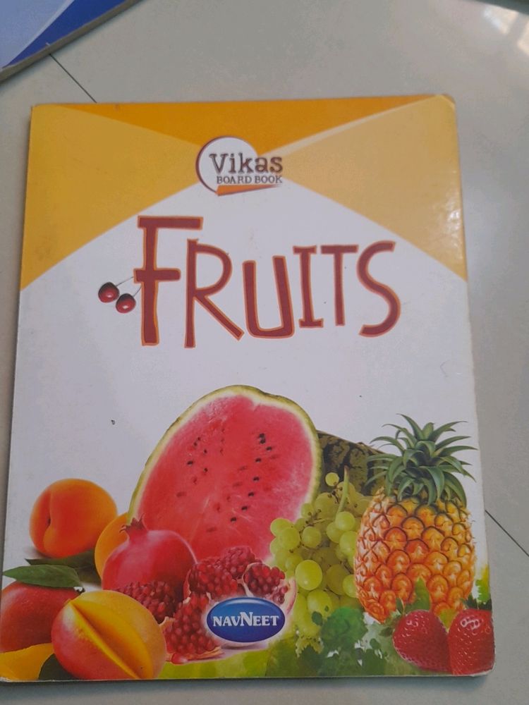 Vikas Board Book-Navneet-fruits