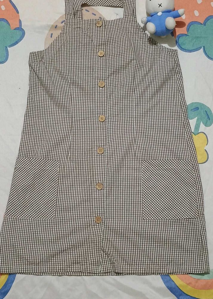 Gingham Pinafore for women