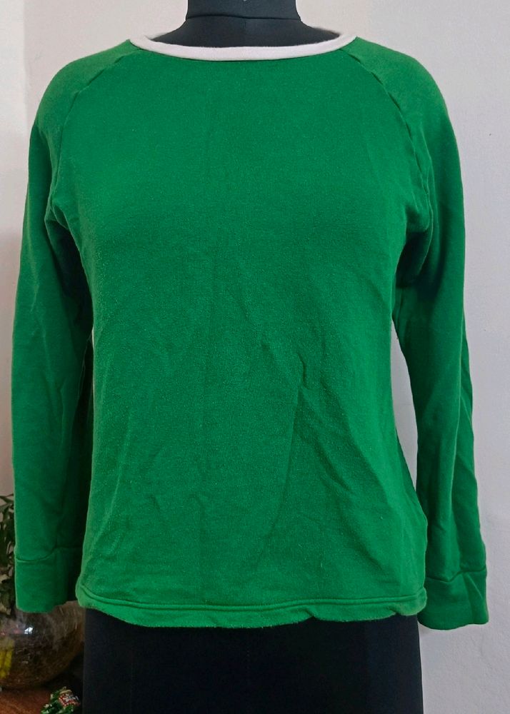 Green Sweater Like Top