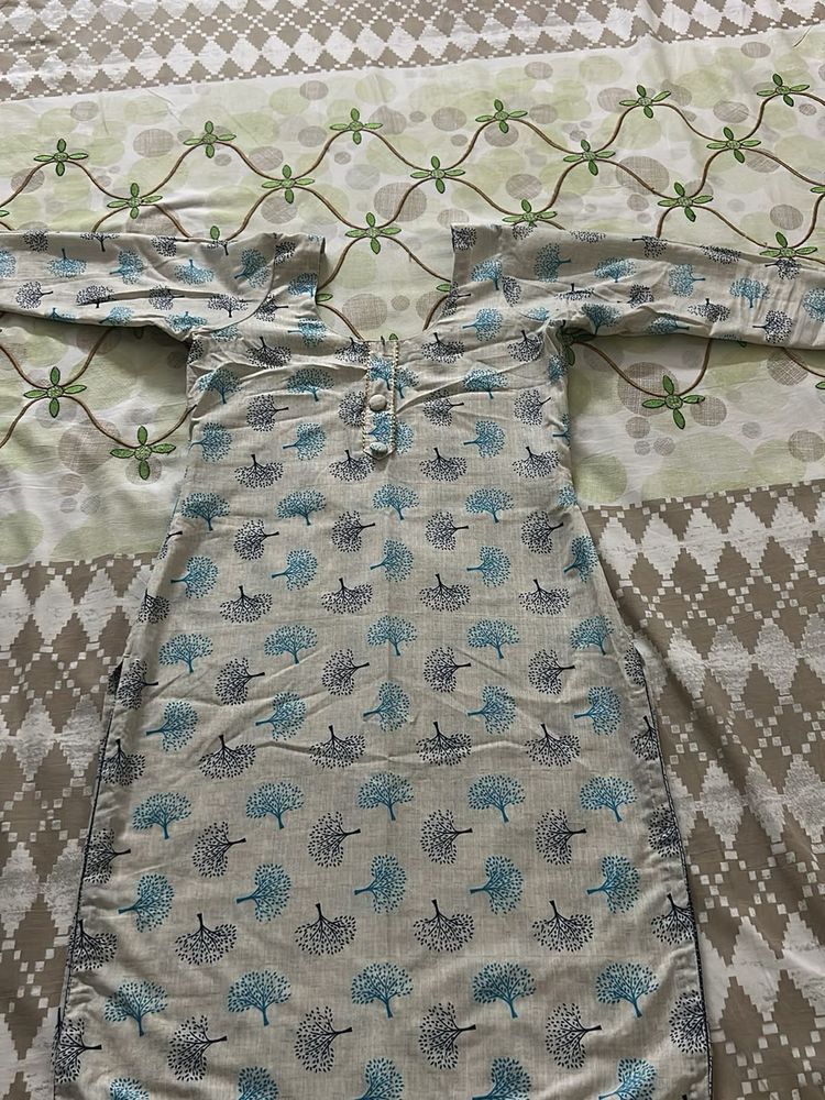 Cute Tree Print Kurti