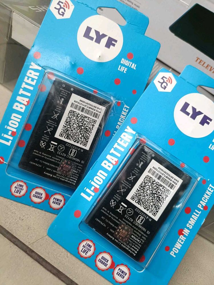 LYF Li-ion Battery ( 2 Combo )