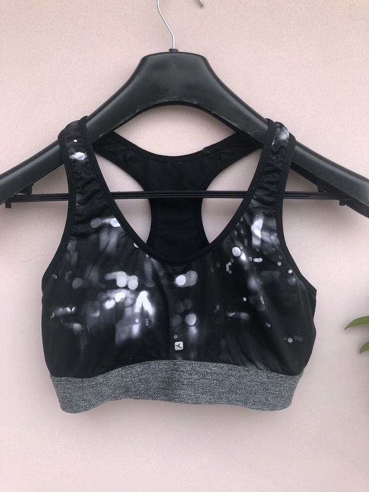Black &amp; White Sports Bra