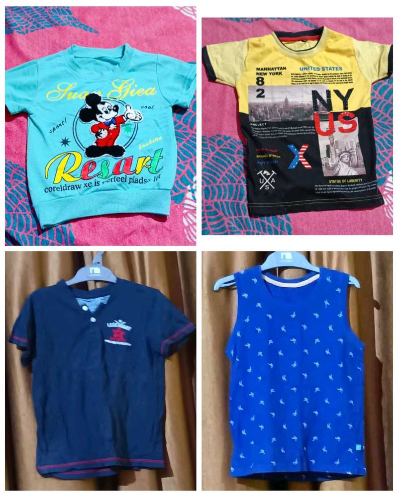 Combo Of 4 Tshirt