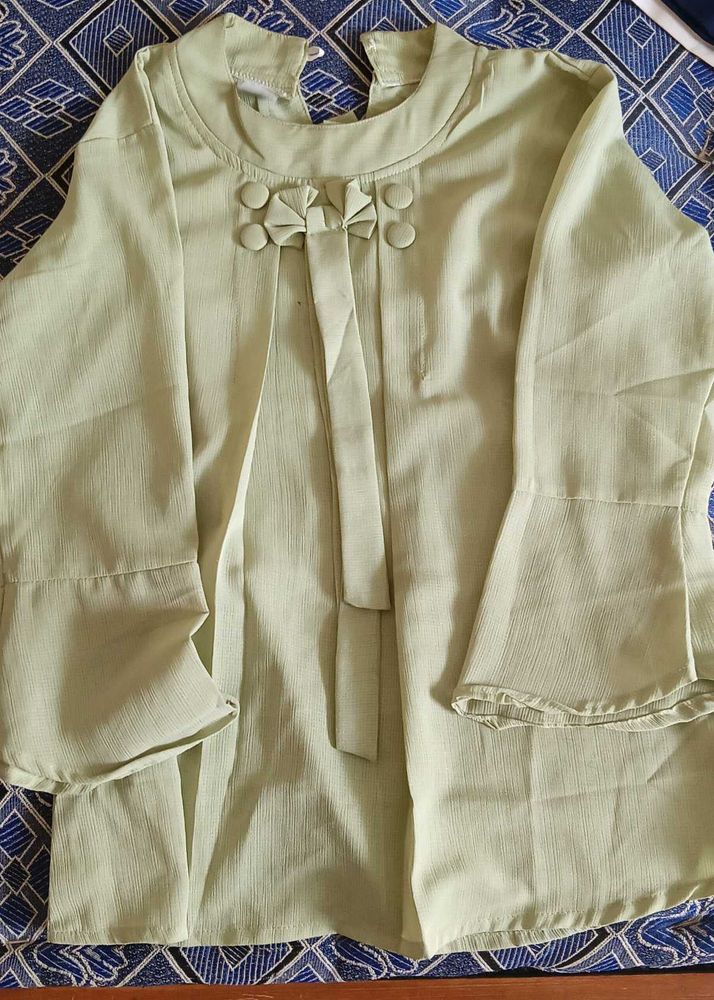 Vintage Green Blouse