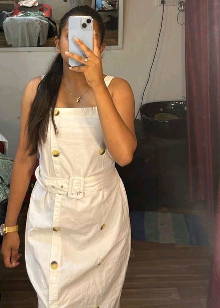 White Cotton Dress