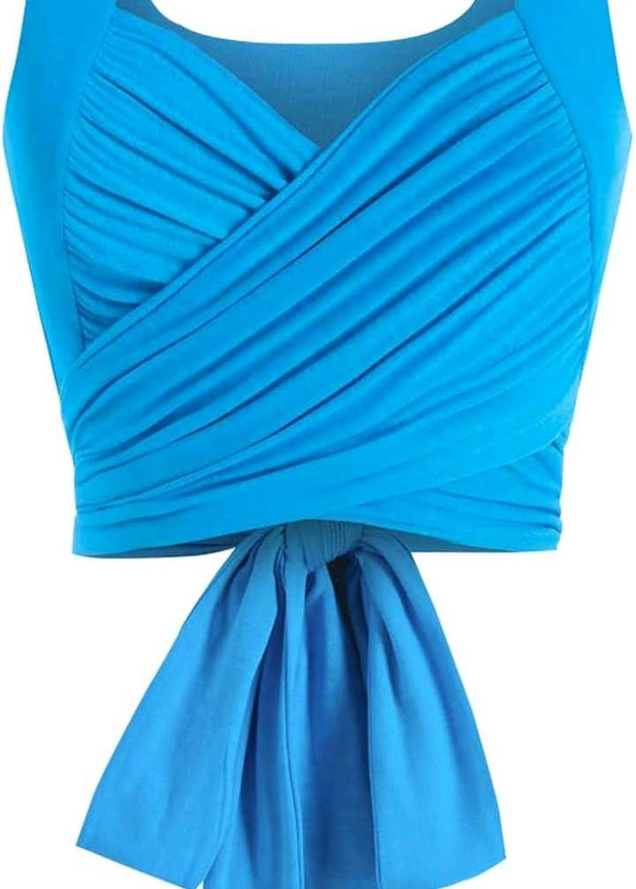 SEXIEST BLUE CROP TOP