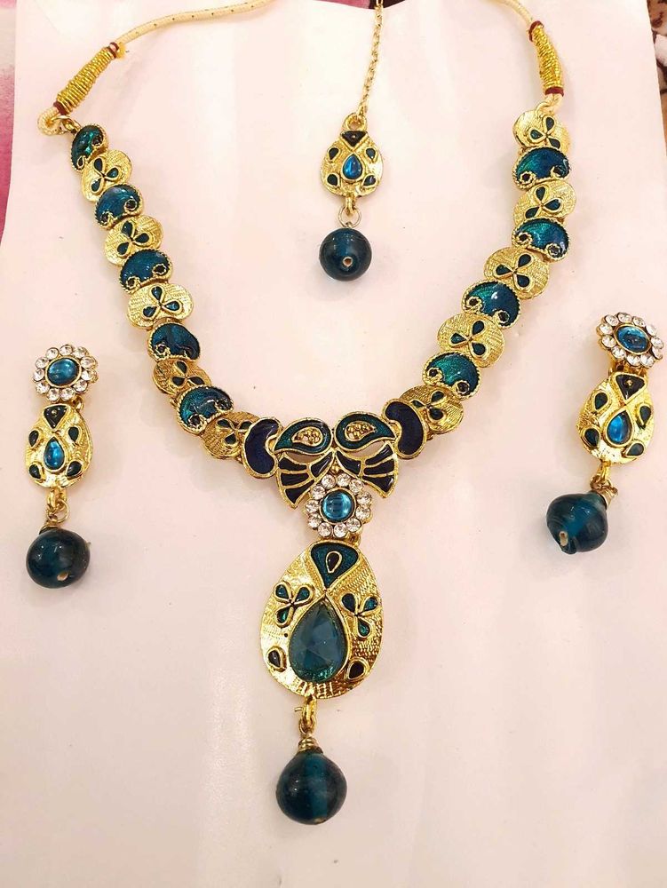 🦚💎Women Peacock Design 4 Piece Jewellery Set💎🦚