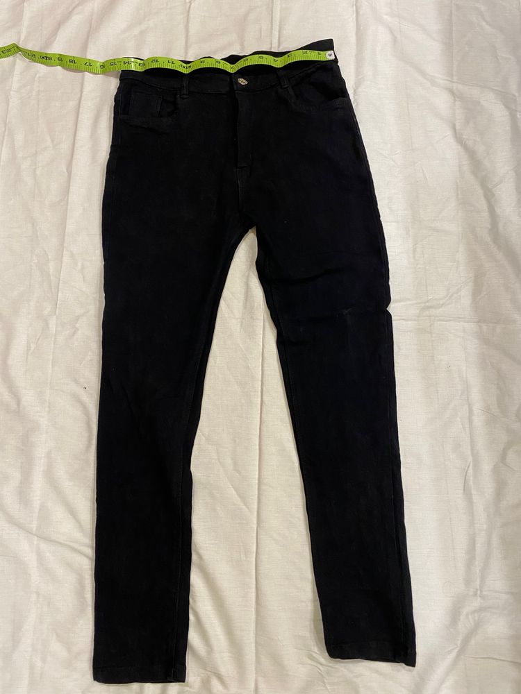 Jet Black Jeans In Size 28