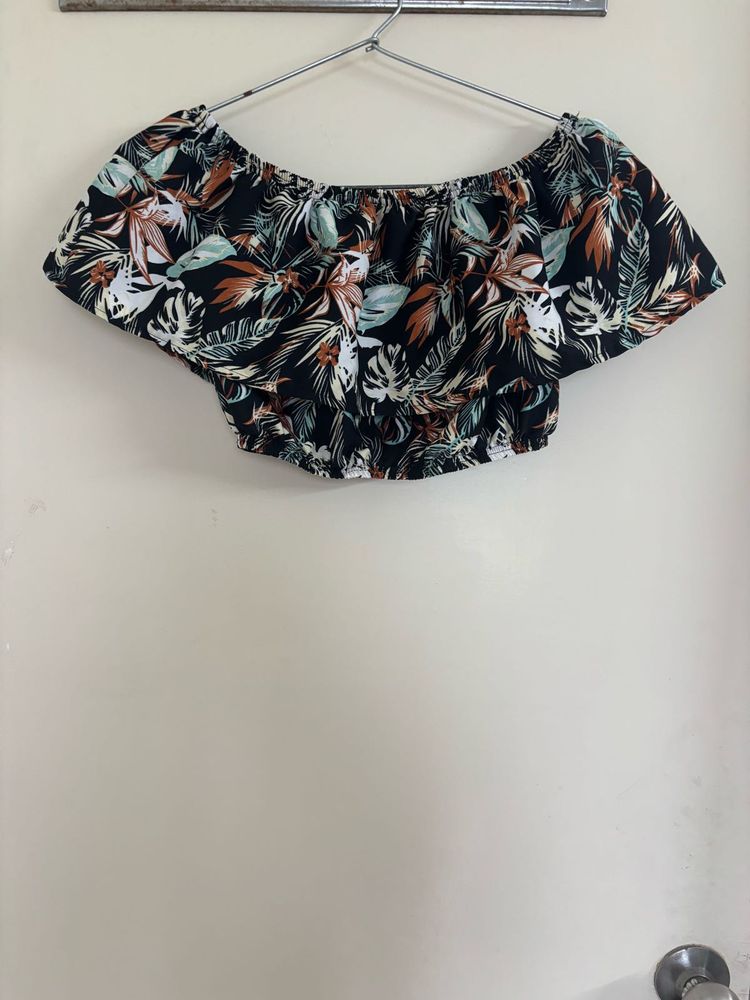 COOL AND CAUSAL BOTANICAL BEACH  CO-ORDS SET