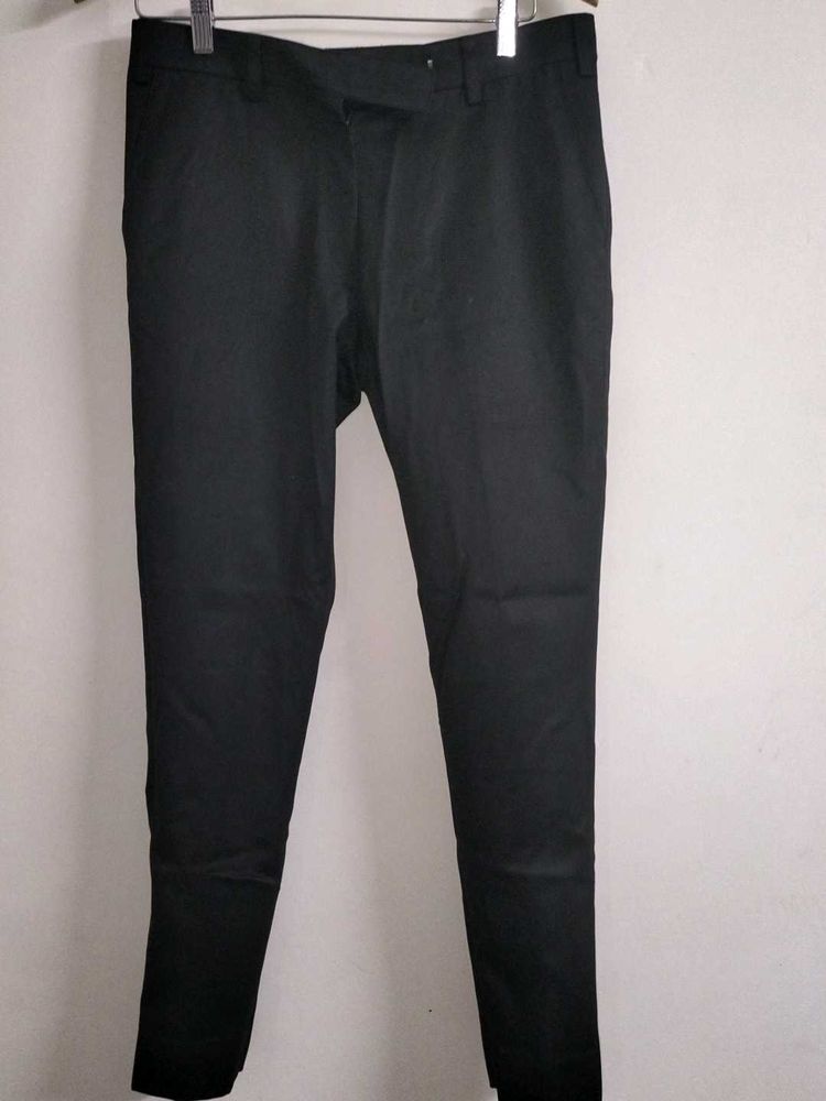 Black Slim Fit Female Formal Pant