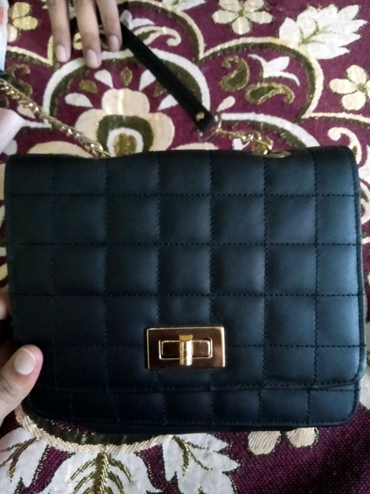 Stylish Sling Bag (Black)