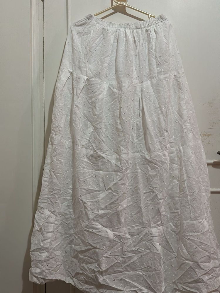 White Maxi Skirt