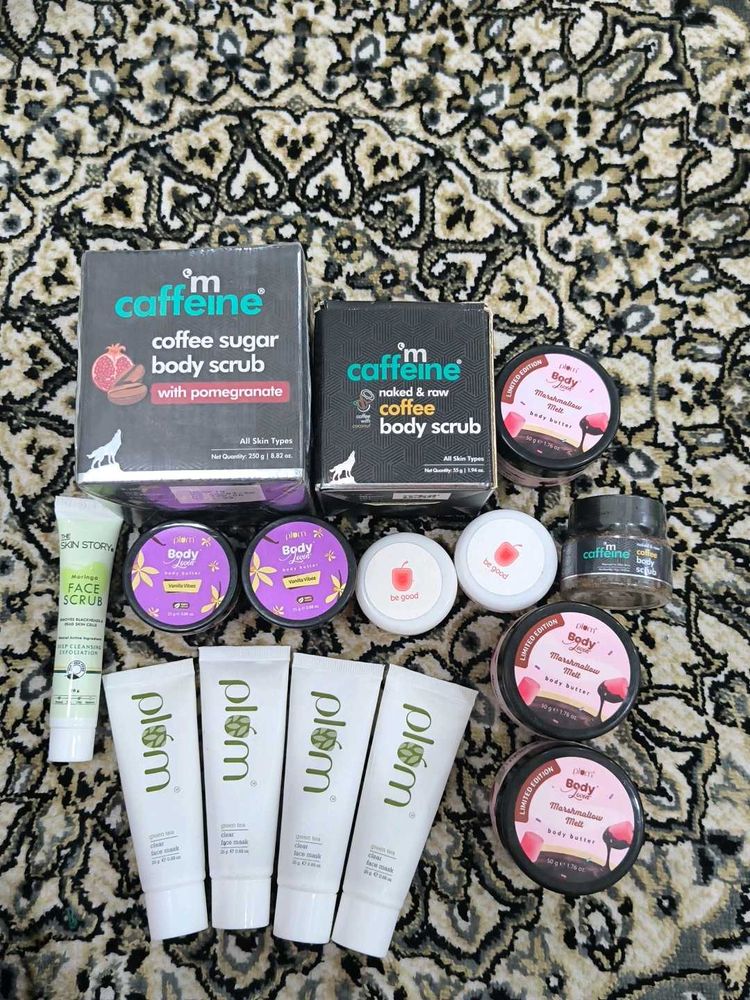 Body Scrub..Butter Lip Cleaning Balm And Face Mask