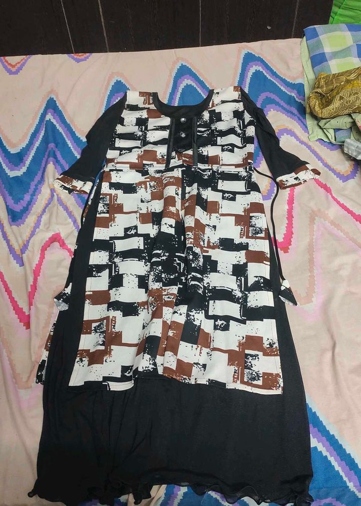 Stylish Printed Dress