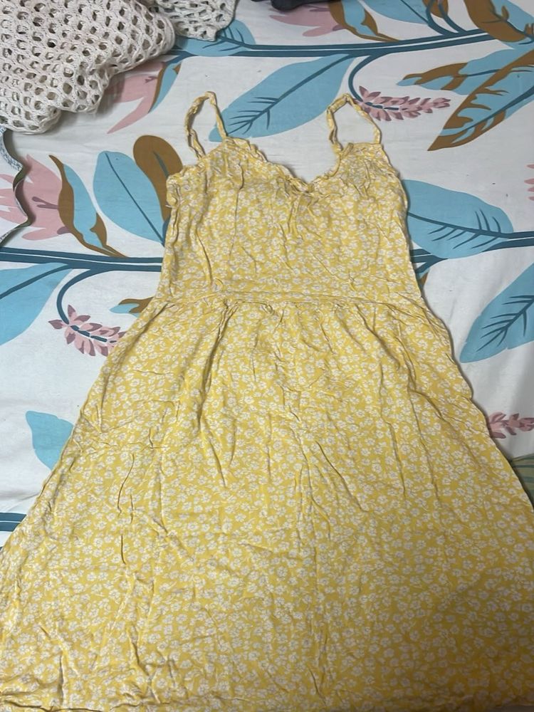 Floral Yellow Sundress