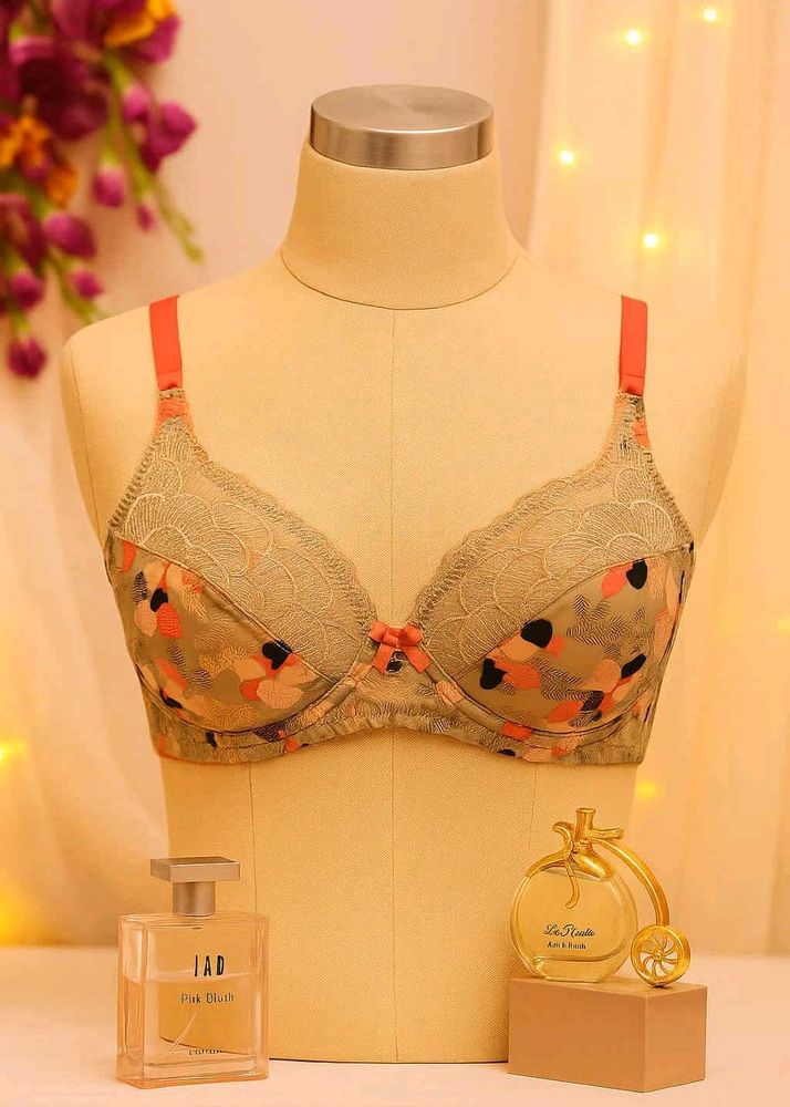 🇳🇿💫 Elegant Print Imported Non Paded Bra