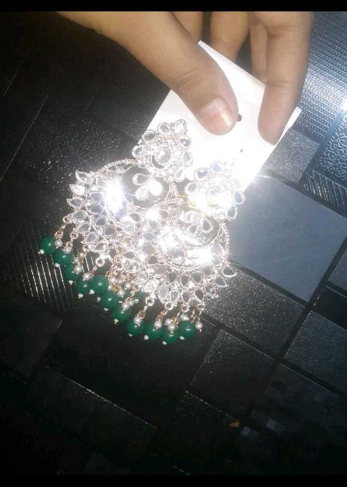 Green New Earings