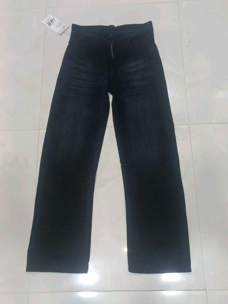 H&amp;M Black Wide Leg Jeans