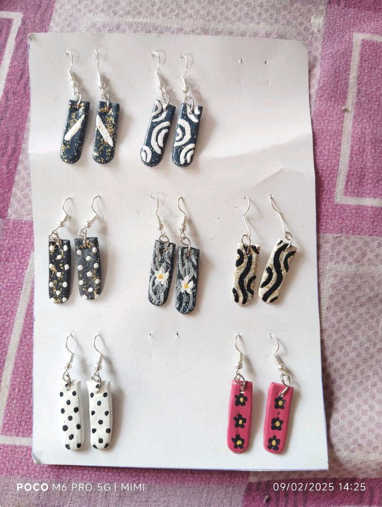 Set Of 7 Earrings