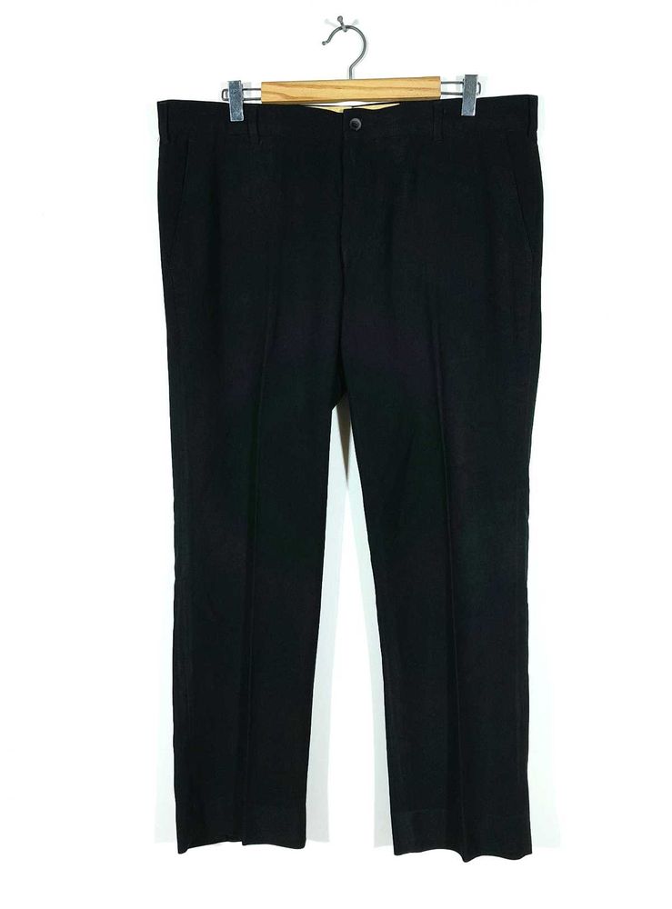 Black Wrinkle Free Formal Trouser For Men&#39;s