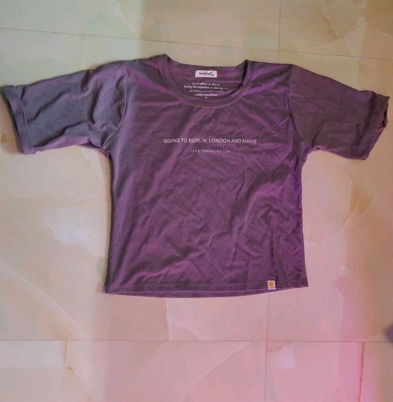 Purple Graphic Tee