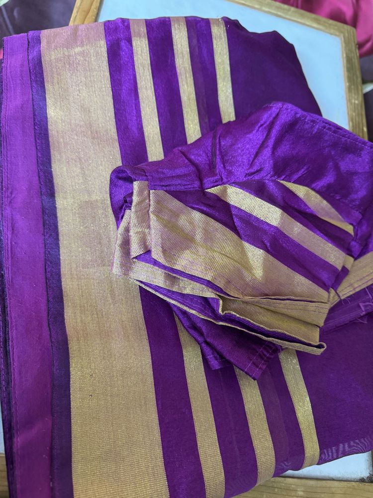 Purple saree