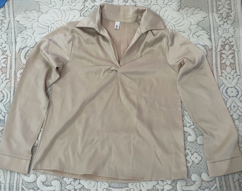 Satin Soft Chic Shirt😍