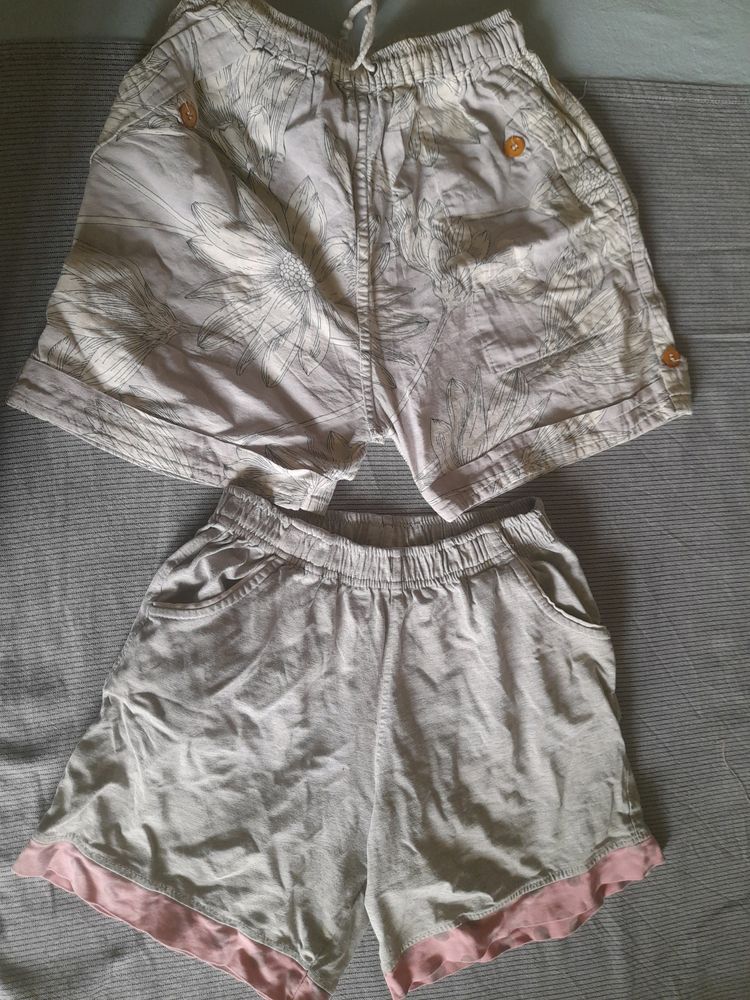 Girls Shorts Pack Of Two