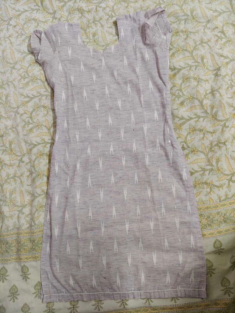 Lavender Stitched Salwar Suit