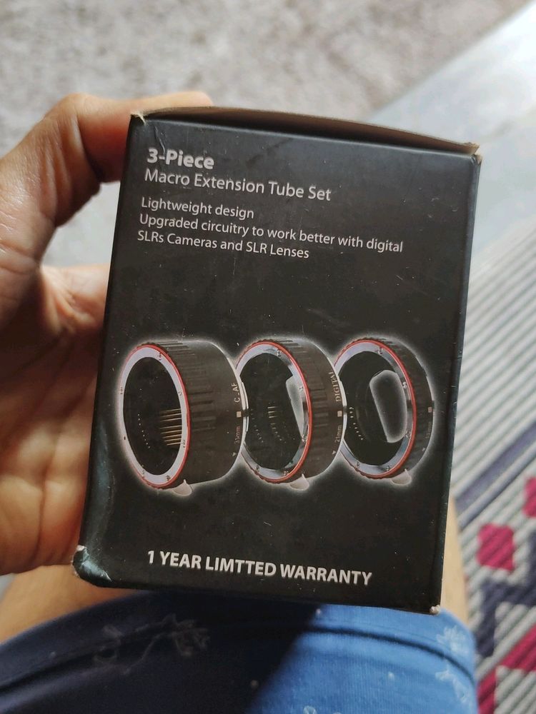 3 piece Macro extension tube Set