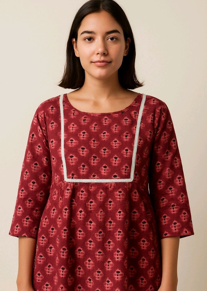 Maroon Tunic