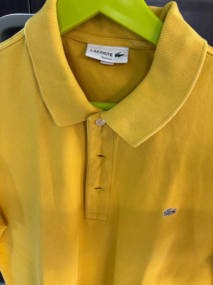 Lacoste Yellow Polo Shirt