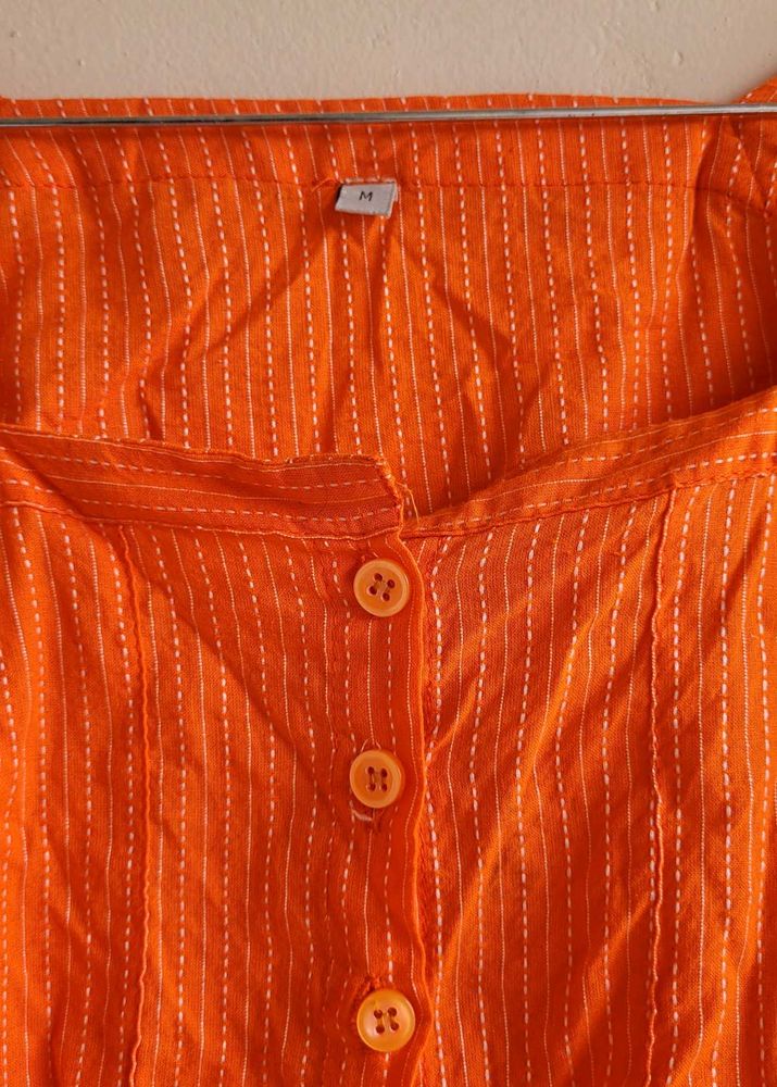 Orange Crop Top