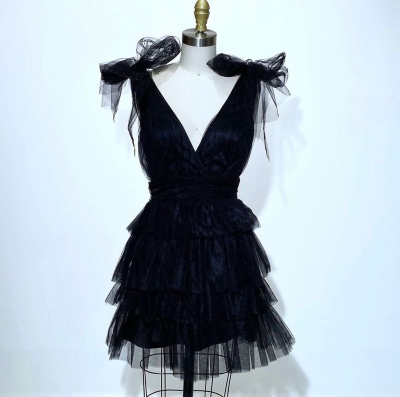 Black Tulle Dress